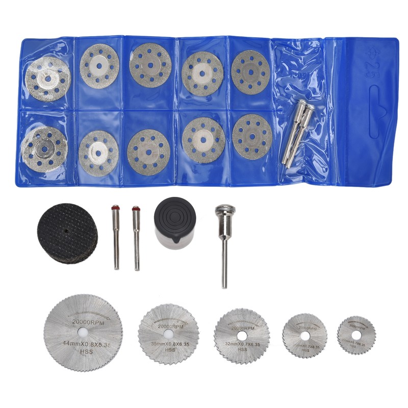 60Pcs Cutting Wheel Mini Wood Cutter Disc Saw Blade Tool