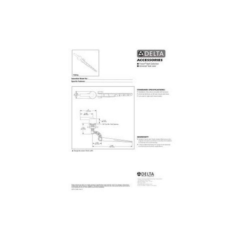 Delta Faucet 75960-CZ Trinsic Universal Trip Lever, Champagne Bronze