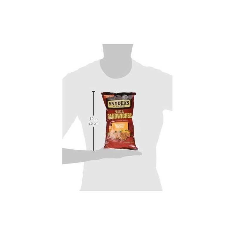 Snyder's of Hanover Pretzel Sandwiches - Cheddar Cheese - 8