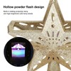 LED Snowflake Projector Lamp Light Snowflake Rotating Christmas Decoration GoldenUS