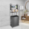 ACNAO Laundry Room Shelf, 3-Tier Adjustable Washing Machine and Dryer