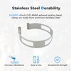 4 Inch (101.6MM) Stainless Steel Welding Tacking Band Clamp,Clamp-On Exhaust
