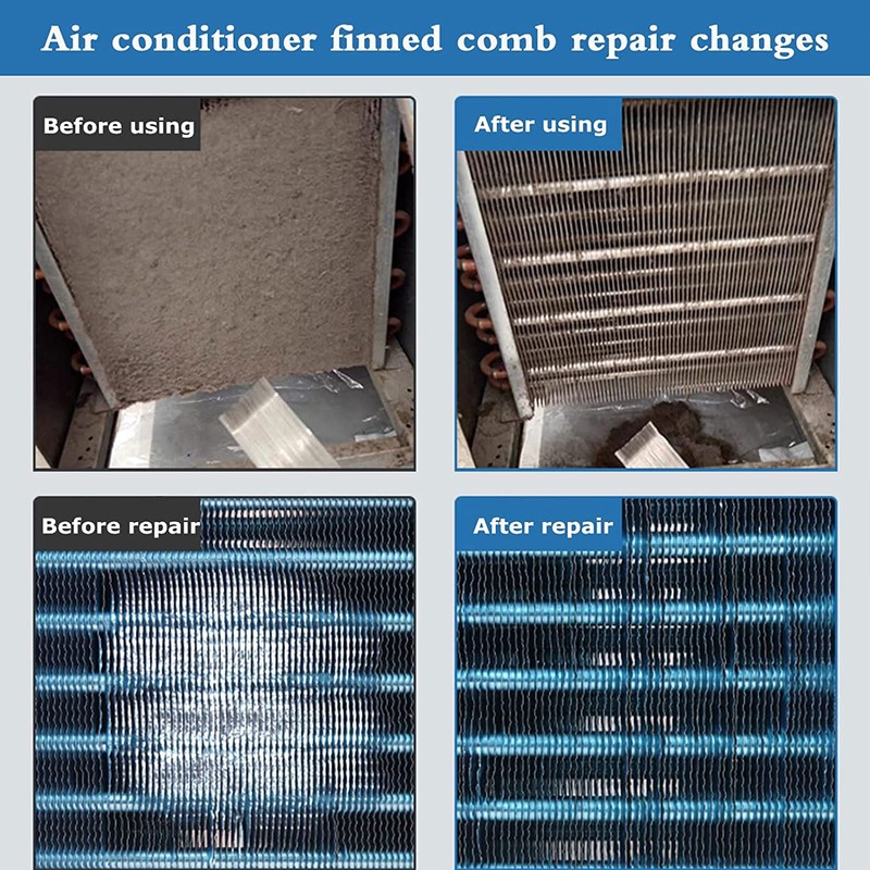 Air Conditioner Condenser Fin Cleaner Comb Stainless Steel Radiator Repair