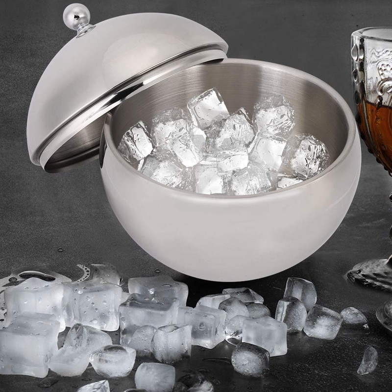 Duokon Recipiente de cubeta de Hielo con Aislamiento de Doble