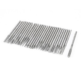 Sourcingmap 2.3mm Diameter Alloy Shank Diamond Grinding Drill Bit Set 30Pcs