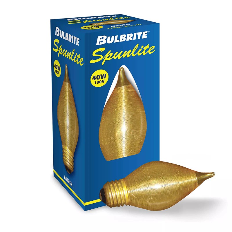 Bulbrite 431140 C15 Spun Thread Chandelier Bulb Medium Base E26