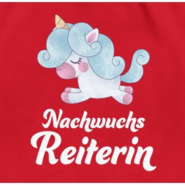 Shirtracer - Gym Bag Backpack - Horses - Bags - Junior Rider, 02 Red