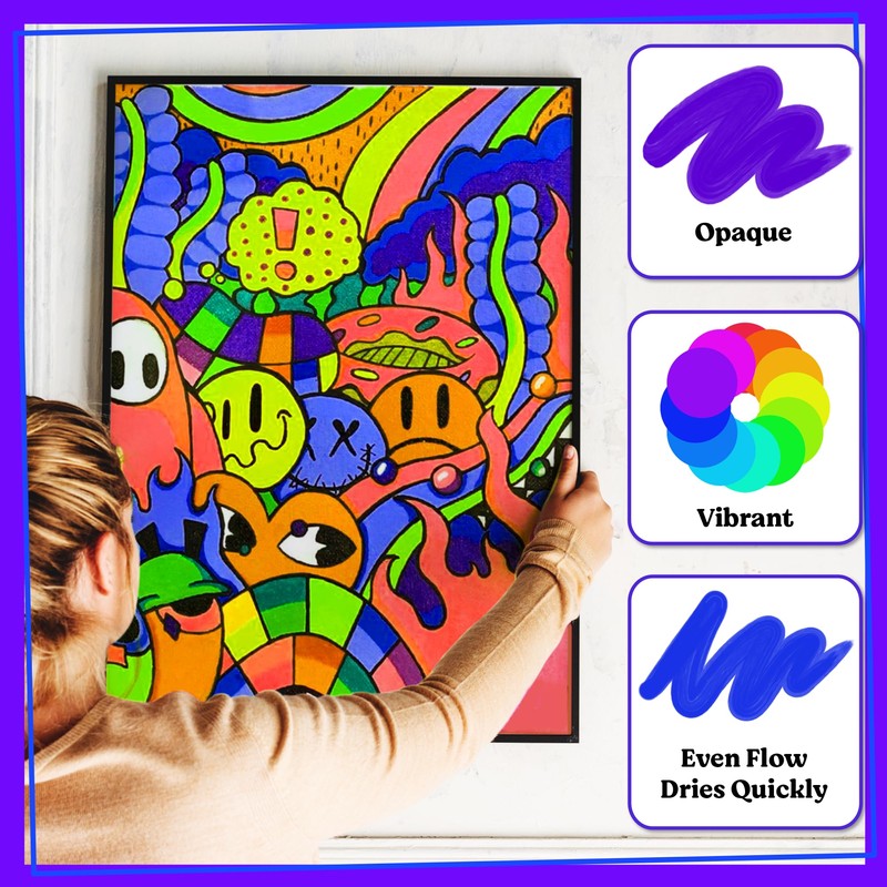 Chalkola 20 Oil Paint Pens - Oil Based Paint Markers