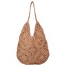 Crochet Tote Bag Knitted Shoulder Tote Bag for Women Soft