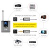 XTUGA Microfono Inalambrico Diadema, Recargable Diadema con Microfono Profesional UHF