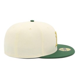 Newera 59FIFTY NER36C9294 2-Tone Under VISOR ONSPOTZ Cap, OAK Chrome/Green, 59 cm