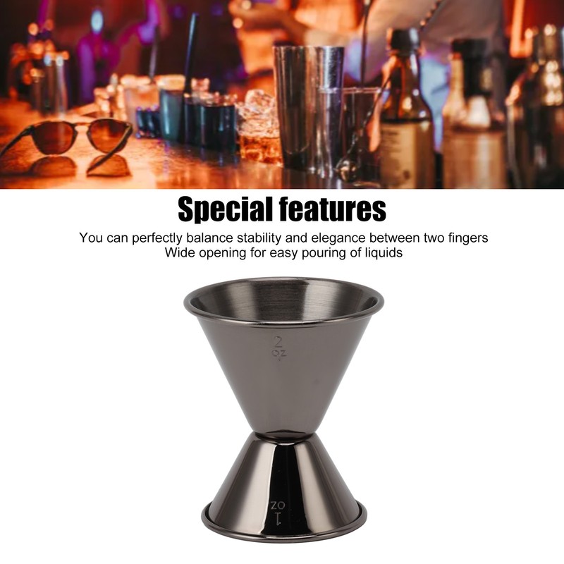 Double Head Measuring Cup Professional 304 Stainless Steel Cocktail Jigger