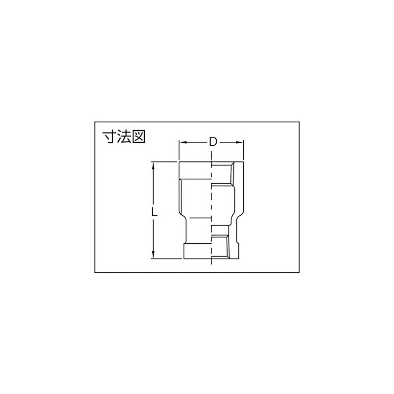 TRUSCO TRS25AX20A Threaded Pipe Fitting SUS Socket 25X20A