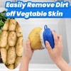 2-Pack Vegetable Brush | Non-Slip Grip Veggie Scrubber for Cleaning