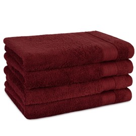 Trends Alley Bourgeois Luxury Hand Towels Set (Pack of 4) | Hand Towels for Bathroom, Kitchen, Gym & Sports | 40x60 cm| 100% Combed Cotton (600 GSM) | Ultra-Soft, Absorbent & Quick-Drying