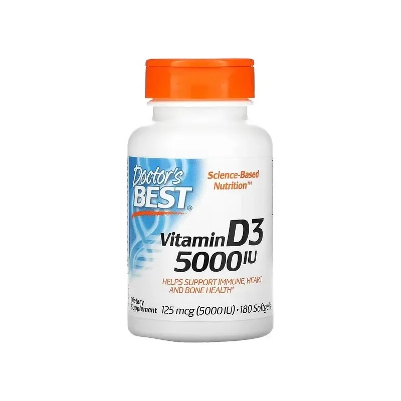 Vitamina D3 5000 UI | Vitamin D3 de Alta Potencia