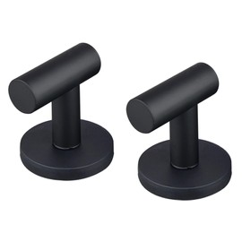 MUTUACTOR Large Strong Magnetic Hook, Magnetic Coated Hook, Rare Earth N 52 Neodymium Magnet Attached Door Hook, for Hanging Kitchen Locker Classroom Tour Boats (Set of 2)..