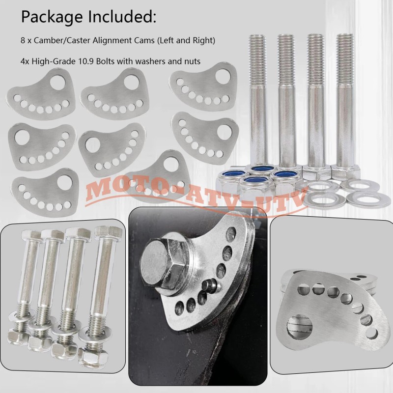 JINFANNIBI Camber Lock Alignment Fix & Upper Arm Cam Bolt