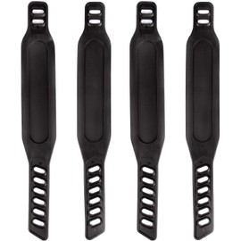 4pcs Exercise Bike Pedal Straps, 12.2in Heavy Duty Adjustable Length Universal Pedal Strap, and Widened Straps for Spinning Exercise Bike Bicycle Cycle Home or Gym