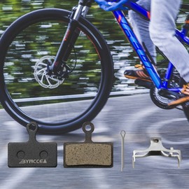 Bynccea Bicycle Brake Pads Suitable 4 Pairs Disc Brake Pads for Shimano Deore XT XTR SLX SCP-SLX G01S G02S G03S G02A