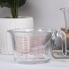 X-Large Tempered Glass Measure Cup - Incremental Measurements - 32