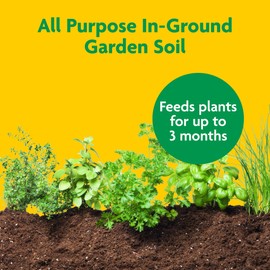 Miracle-Gro Garden Soil All Purpose, For In-Ground Use, Feeds up to 3 Months, Amends Vegetable, Flower and Plant Beds, 1 cu. ft.