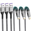 Compatible with Phone Chargers - 3 Pack 10ft USB A