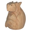 Brave Wings Hand Carved Wooden Dragon ~ Plain Dragon Egg
