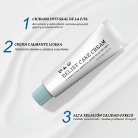 345 Relief Cream, 345 Relief Crema Anti-Azúcar y Anti-Oxidación, Reparadora de la Barrera Cutánea, Hidratante Facial Calmante, para Solucionar los Defectos de la Piel e Hidratar 50ml