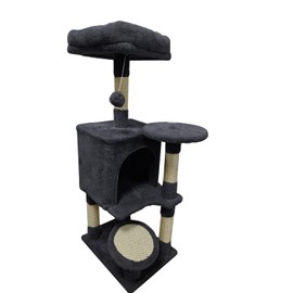 FourFurPets Cat Tree Dark Gray