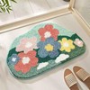Ankah Garden Series - Alfombra de baño (primavera)