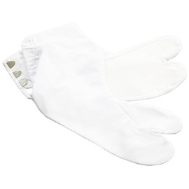 TOuWA Detron Broad Tabi Socks, 4 Pieces, Kofobe, White, 8.7 - 11.8 inches (22 - 30 cm), Unisex, Entrance Ceremony, white