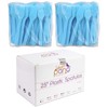 P 200pcs PANA Cosmetic Make Up Disposable Plastic 2.5" Spatulas