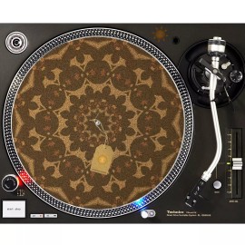 For Technics, For American DJ, For Denon, For Pioneer, For Realistic Hail Veil CORK Slipmat Turntable 12" for DJ Vinyl LP Audiophile