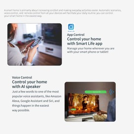 Smart Home Hub,TUYA WIFI BT ZIGBEE  Mini Smart Multi-Mode Hub Works with 2.4GHz WiFi Zigbee 3.0 Replacement for Alexa,  Assistant