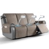 TAOCOCO 100% Waterproof Recliner Cover, Non-Slip Washable Reclining Couch Cover