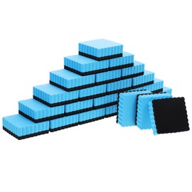 Operitacx 24 Stück Whiteboard-radiergummis Mit Wellenrand-design Radiergummi Für Whiteboard Kreidetafel Und Glas