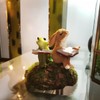 XRI XURUOYI Miniature Small Frog Reading Book,Rabbit Reading Book with