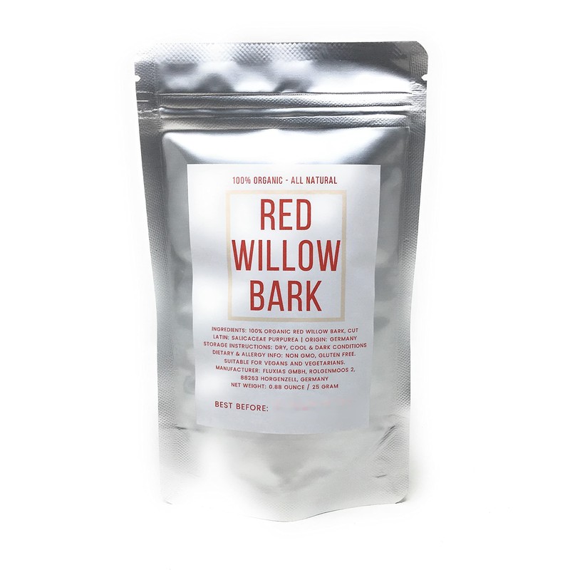 Red Willow Bark - Ingredients: 100% Natural Purple Willow Bark