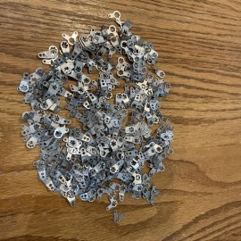 Unknown Lot Of Unused Wire Lug / Old Vintage Ham Radio Tube Transmitter Receiver Amp 4oz