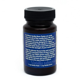 Tahitian Gold Unsweetened Whole Vanilla Bean Paste - Tahitian Classic: Floral, Fruity & Sweet - Vanilla Bean Paste for Baking, Desserts & Beverages - Pure Vanilla Bean Paste of Tahiti (2 Oz Glass Jar)