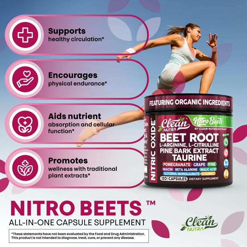 Clean Nutra Nitro Beets – Circulation, Energy & Vascular Health