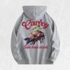Cowboy Rodeo Graphic Hoodie 100% Cotton US Warehouse 6 ColorsColor: