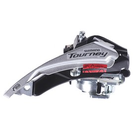 ALBERTU Shimano FD-TY500 Tourney Front Derailleur 6/7Speed Multi-Clamp 31.8/34.9mm （Black ＆ Silver）