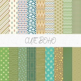 Scrapbook Paper 6x6 180G Double-Sided Decorative Paper for Scrapbooking, Junk Journaling, and Card Making, Ideal Scrapbook Supplies and Paper Craft Supplies 27 Sheets（Forest）