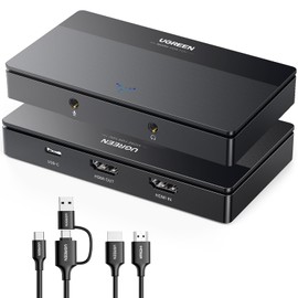 UGREEN 4K HDMI Capture Board with Pass-through Function 4K@60Hz / 1080P 60Hz Low Latency for Game Streaming, Live Broadcast, Conference, Recording, Screen Sharing Compatible with Switch PS5/PS4 Xbox