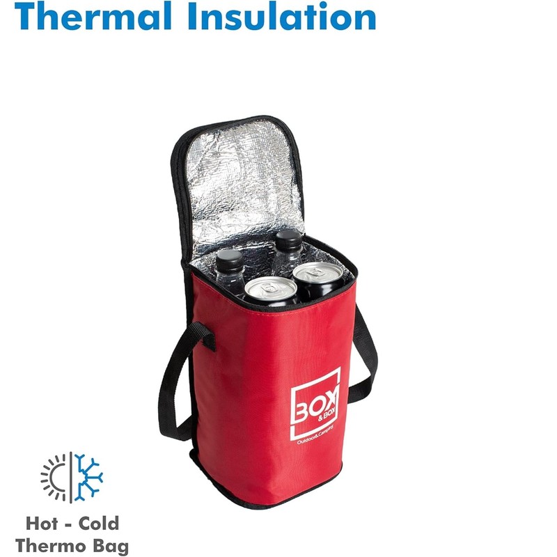 Camp&Fire 6 Litre Small Cooler Bag. Insulated Thermal Bag with