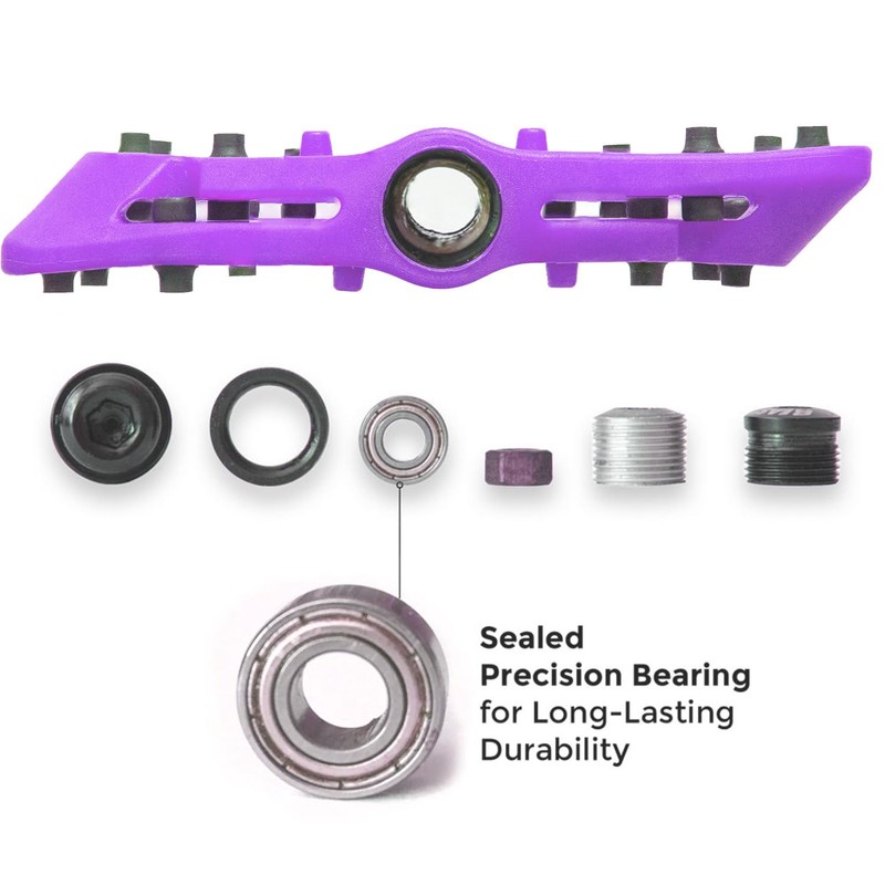 Eastern Bikes Nylon Linx MTB Pedals (Purple)