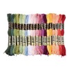 CABODYALS 20 Skeins 160M Variegated Embroidery Floss Cross Stitch Threads