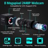 ELP USB Camera 8MP 10X Optical Zoom Webcam 5-50mm Varifocal